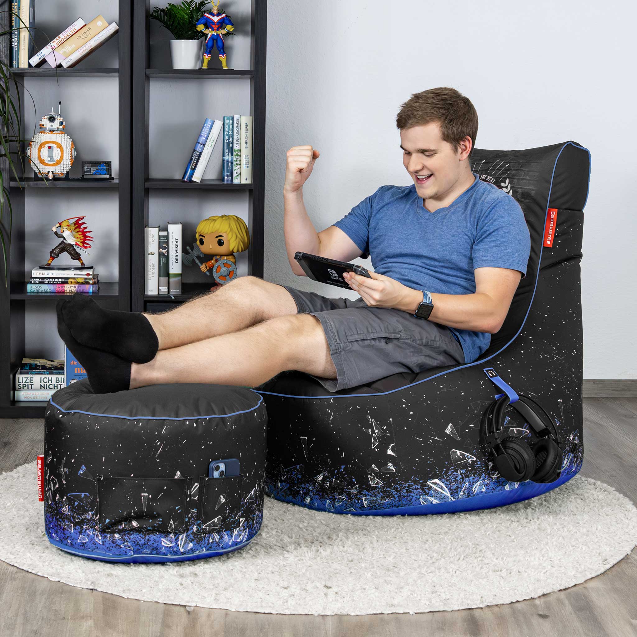 Ensemble classique de poufs de jeu - X-Ray