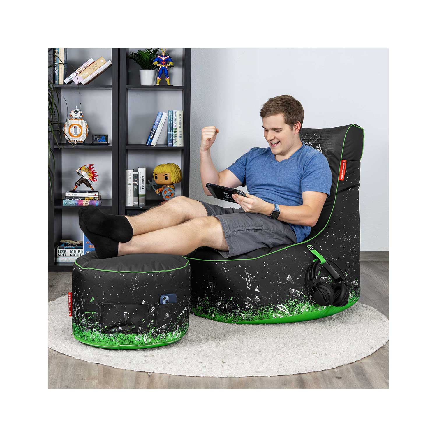 Ensemble classique de poufs de jeu - X-Ray